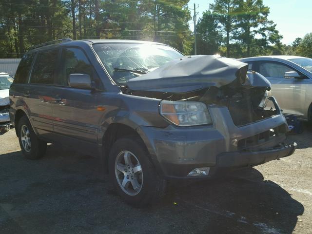 5FNYF28577B022781 - 2007 HONDA PILOT EXL GRAY photo 1