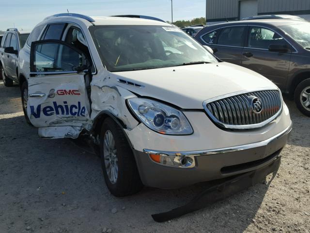 5GALVBEDXAJ176654 - 2010 BUICK ENCLAVE CX WHITE photo 1