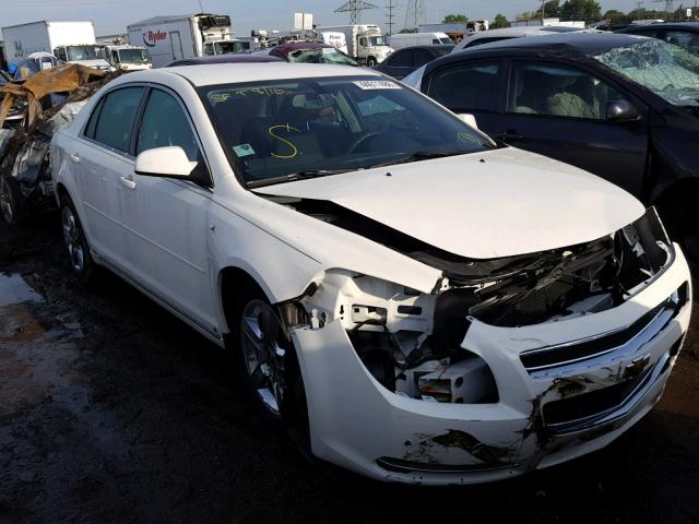 1G1ZH57B68F178632 - 2008 CHEVROLET MALIBU 1LT WHITE photo 1
