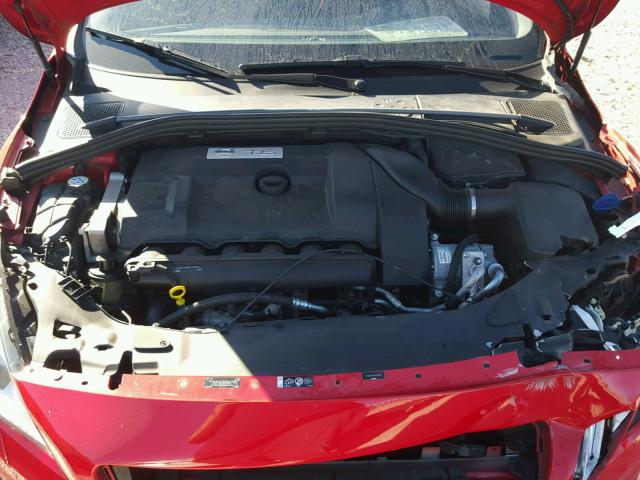 YV1902FH3D1223739 - 2013 VOLVO S60 T6 RED photo 7
