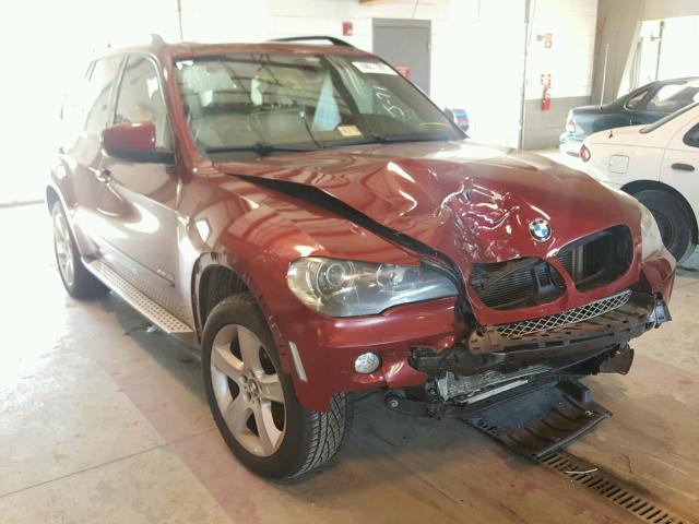 5UXFE4C55AL380932 - 2010 BMW X5 RED photo 1