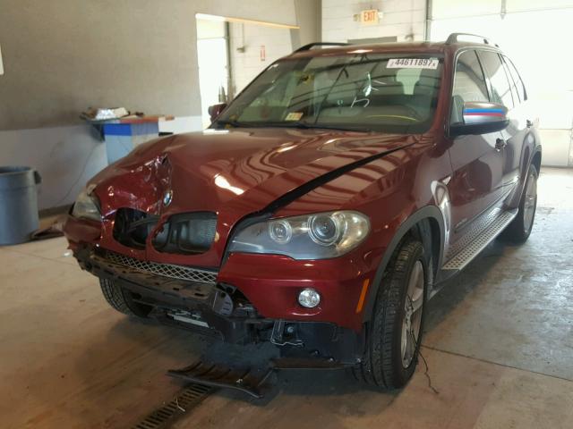 5UXFE4C55AL380932 - 2010 BMW X5 RED photo 2