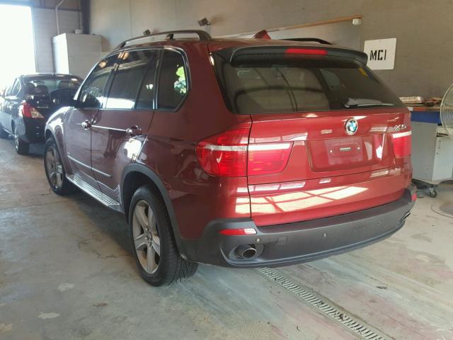 5UXFE4C55AL380932 - 2010 BMW X5 RED photo 3