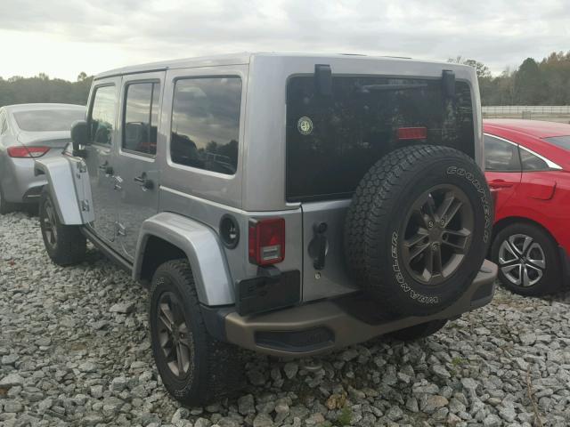 1C4BJWEG7GL344688 - 2016 JEEP WRANGLER U SILVER photo 3