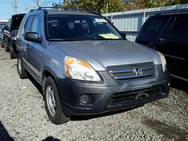 JHLRD78575C041884 - 2005 HONDA CR-V LX SILVER photo 1