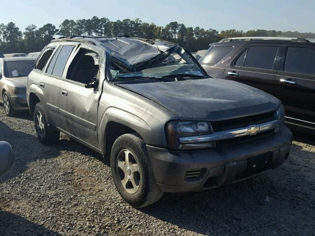 1GNDS13S452192783 - 2005 CHEVROLET TRAILBLAZE CHARCOAL photo 1