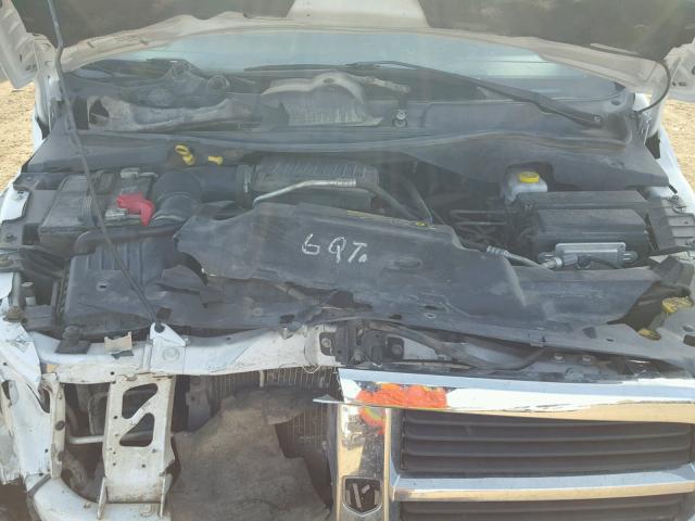 1D4HB38N45F622607 - 2005 DODGE DURANGO WHITE photo 7