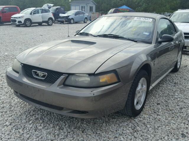 1FAFP40492F200140 - 2002 FORD MUSTANG TAN photo 2