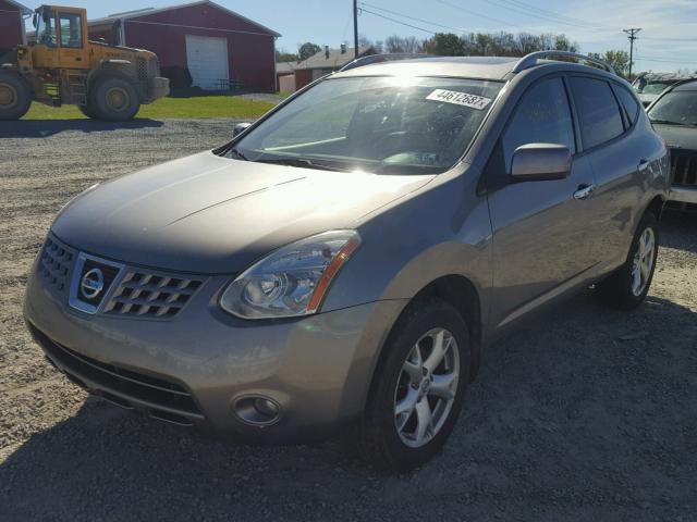 JN8AS5MV8AW112176 - 2010 NISSAN ROGUE S GRAY photo 2