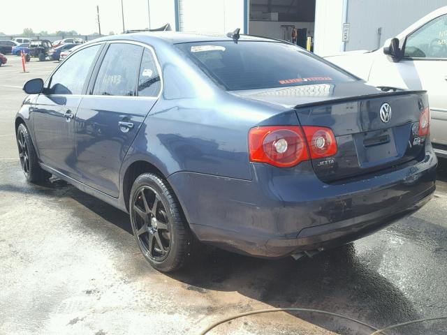 3VWFT71K36M852713 - 2006 VOLKSWAGEN JETTA TDI BLUE photo 3