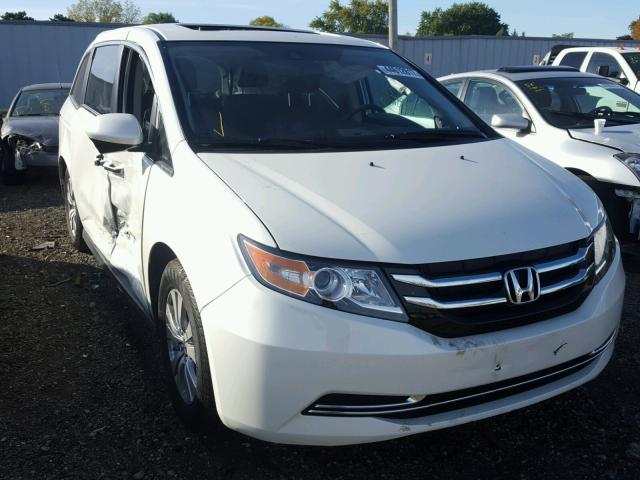 5FNRL5H6XHB005448 - 2017 HONDA ODYSSEY EX WHITE photo 1