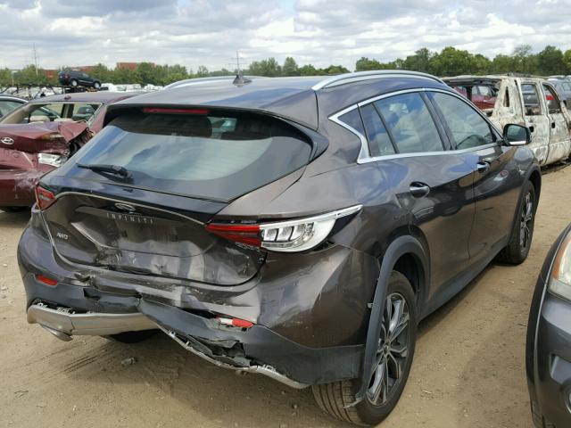 SJKCH5CR3HA021778 - 2017 INFINITI QX30 BASE BROWN photo 4