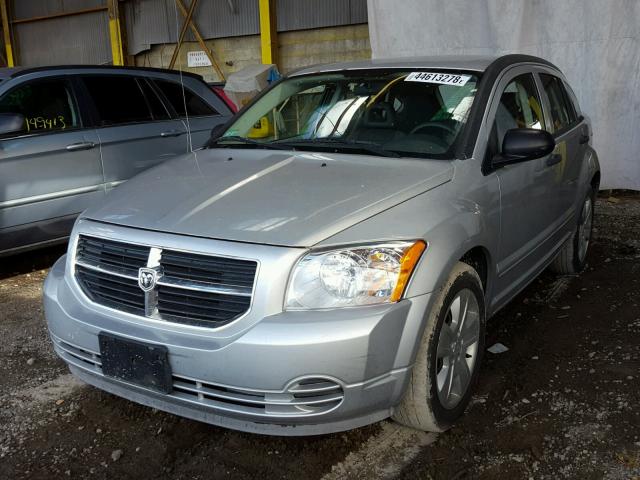 1B3HB48B07D411753 - 2007 DODGE CALIBER SX SILVER photo 2