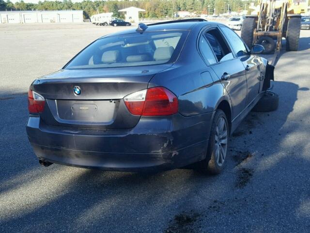 WBAVA33577PG39442 - 2007 BMW 328 I GRAY photo 4