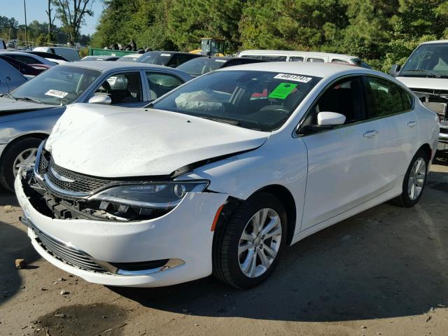 1C3CCCAB9FN641654 - 2015 CHRYSLER 200 LIMITE WHITE photo 2