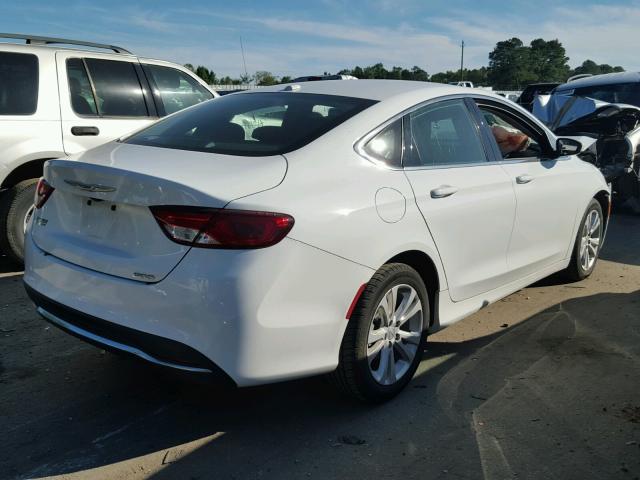 1C3CCCAB9FN641654 - 2015 CHRYSLER 200 LIMITE WHITE photo 4