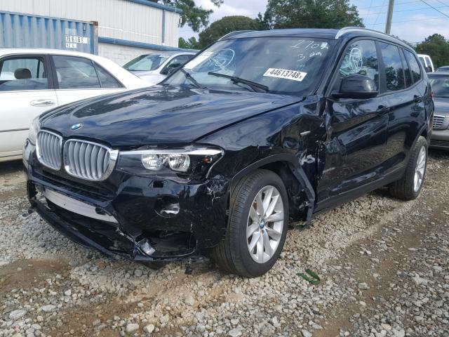 5UXWZ7C32H0V91702 - 2017 BMW X3 SDRIVE2 BLACK photo 2