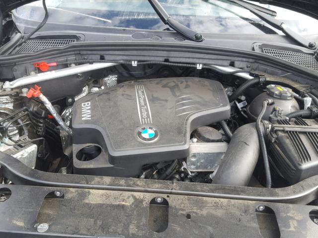 5UXWZ7C32H0V91702 - 2017 BMW X3 SDRIVE2 BLACK photo 7