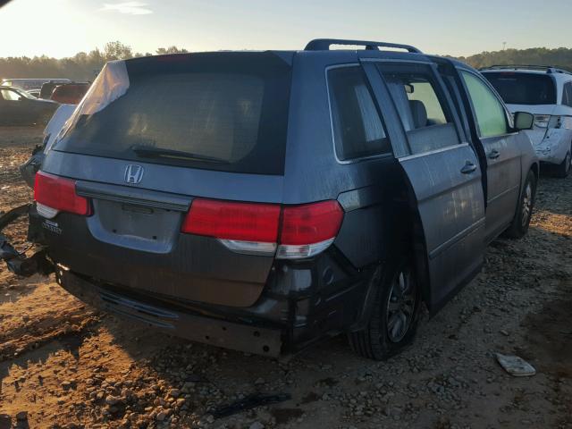 5FNRL3H74AB024192 - 2010 HONDA ODYSSEY EX GRAY photo 4