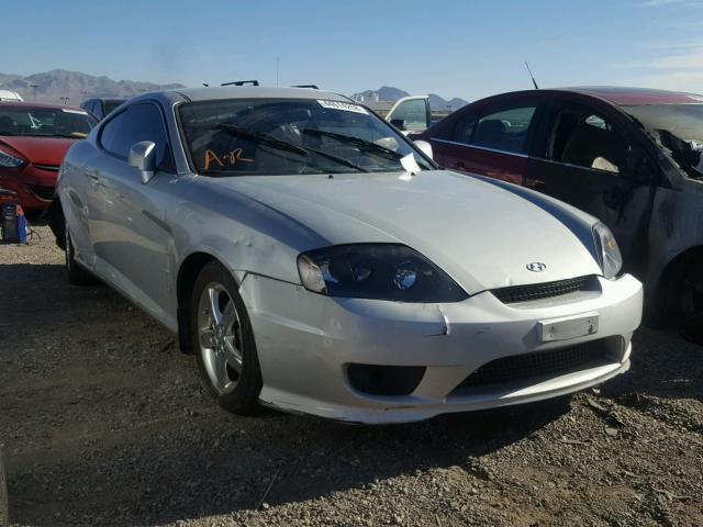 KMHHM65D16U207628 - 2006 HYUNDAI TIBURON GS SILVER photo 1