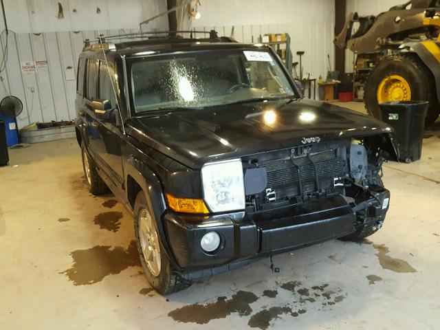 1J8HG48N86C285486 - 2006 JEEP COMMANDER BLACK photo 1