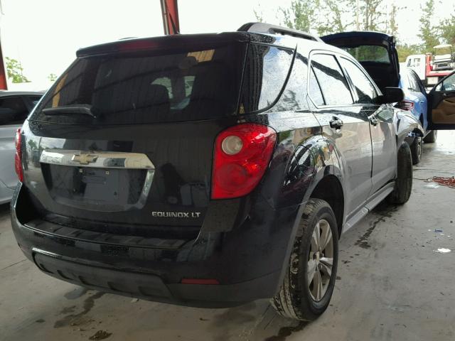 2CNALDEW9A6289562 - 2010 CHEVROLET EQUINOX LT BLACK photo 4