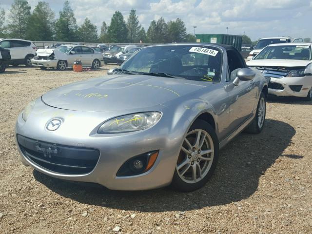 JM1NC2JF8B0218850 - 2011 MAZDA MX-5 MIATA SILVER photo 2