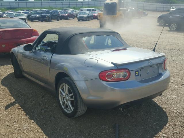 JM1NC2JF8B0218850 - 2011 MAZDA MX-5 MIATA SILVER photo 3