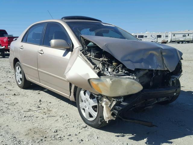 2T1BR30E35C453540 - 2005 TOYOTA COROLLA CE GOLD photo 1