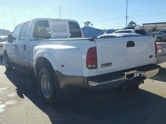 1FTWW32P45EB80100 - 2005 FORD F350 WHITE photo 3