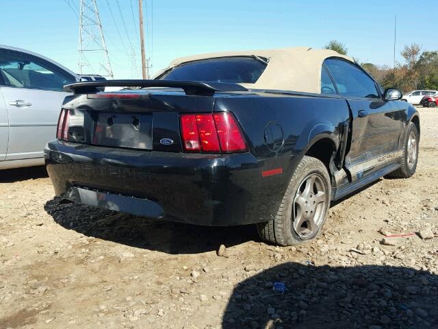 1FAFP44492F166632 - 2002 FORD MUSTANG BLACK photo 4