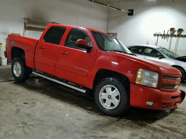 3GCPKTE37BG374844 - 2011 CHEVROLET SILVERADO RED photo 1