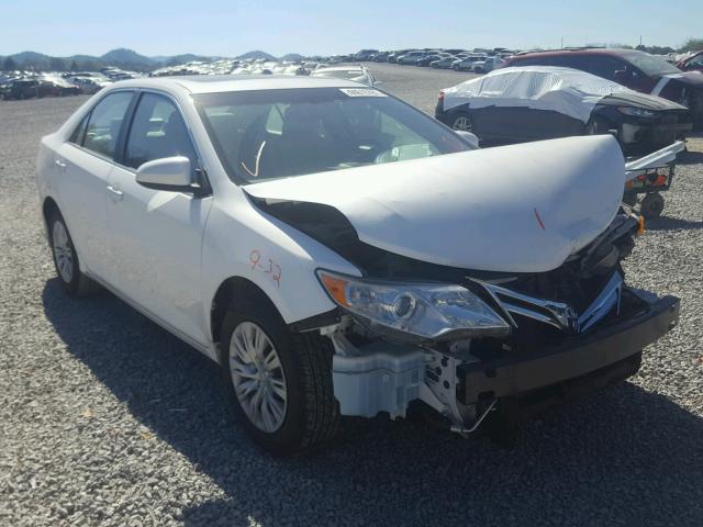 4T1BF1FKXCU559781 - 2012 TOYOTA CAMRY BASE WHITE photo 1