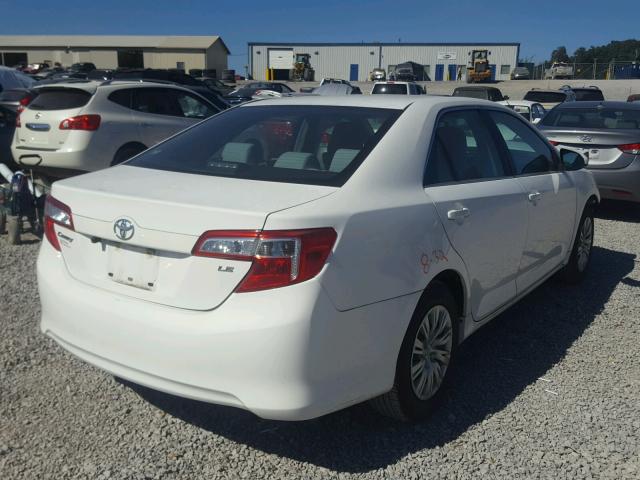 4T1BF1FKXCU559781 - 2012 TOYOTA CAMRY BASE WHITE photo 4