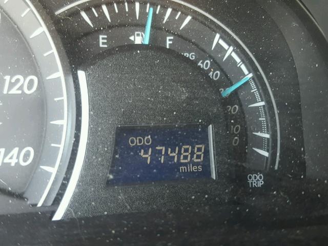 4T1BF1FKXCU559781 - 2012 TOYOTA CAMRY BASE WHITE photo 8