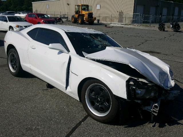 2G1FE1ED6B9207944 - 2011 CHEVROLET CAMARO LS WHITE photo 1