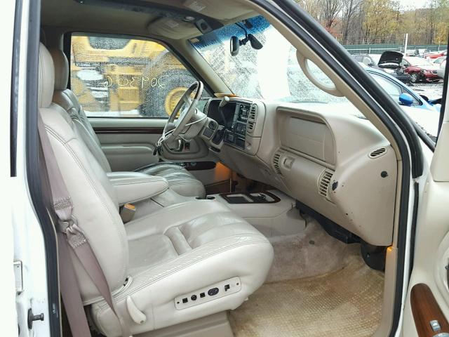 1GYEK13R8YR130531 - 2000 CADILLAC ESCALADE WHITE photo 5