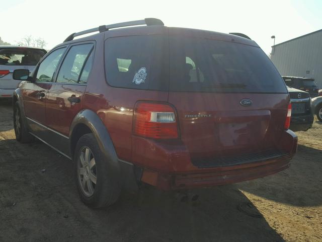 1FMZK01165GA58049 - 2005 FORD FREESTYLE MAROON photo 3