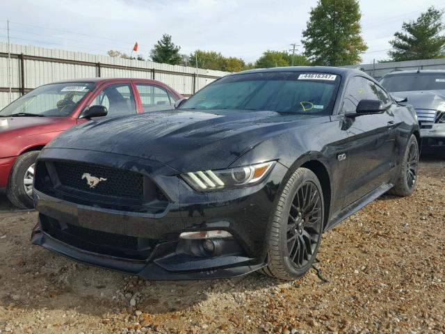 1FA6P8CF5H5323288 - 2017 FORD MUSTANG GT BLACK photo 2
