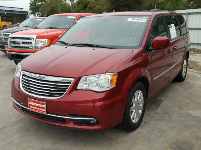 2C4RC1BG8GR238130 - 2016 CHRYSLER TOWN & COU RED photo 2