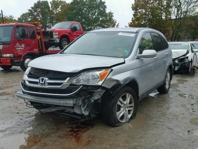 JHLRE4H73BC034682 - 2011 HONDA CR-V SILVER photo 2