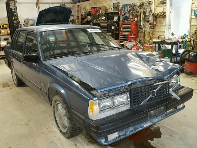 YV1FX8749H1122143 - 1987 VOLVO 740 GLE BLUE photo 1