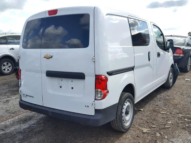 3N63M0YN6FK729829 - 2015 CHEVROLET CITY EXPRE WHITE photo 4