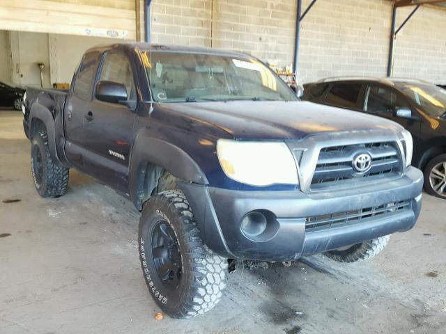 5TEUX42N16Z268447 - 2006 TOYOTA TACOMA BLUE photo 1