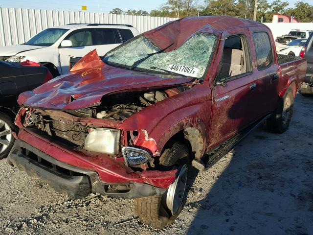 5TEGN92N03Z275675 - 2003 TOYOTA TACOMA DOU RED photo 2