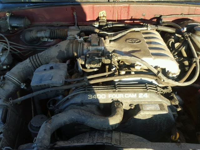 5TEGN92N03Z275675 - 2003 TOYOTA TACOMA DOU RED photo 7