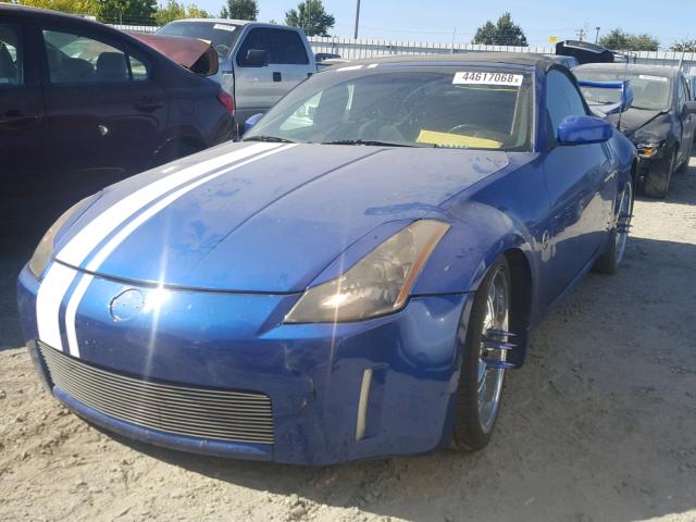 JN1AZ36A95M756599 - 2005 NISSAN 350Z ROADS BLUE photo 2