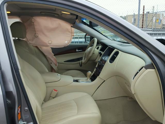 JNKAJ09E78M305109 - 2008 INFINITI EX35 BASE GRAY photo 5