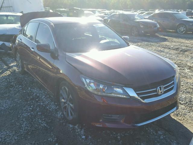 1HGCR2F56DA246070 - 2013 HONDA ACCORD SPO MAROON photo 1