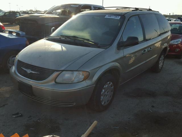 2C8GP44333R156337 - 2003 CHRYSLER TOWN & COU TAN photo 2